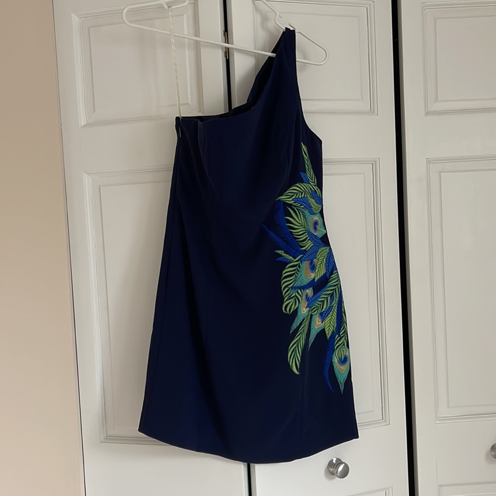 Lilly Pulitzer Jamie Dress Peacock Embroidery - Picture 4 of 13